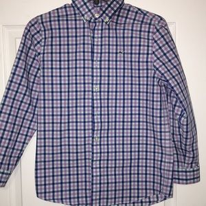 Vineyard Vine Whale Shirt Kids M (12-14)